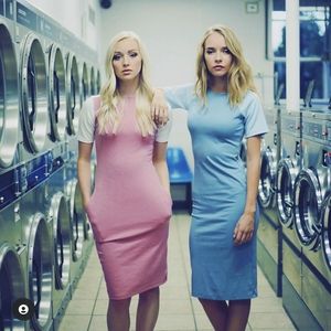 Piper and Scoot Tahoe dress in dusty rose XL